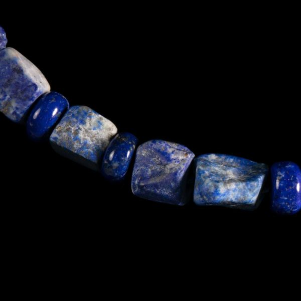 Lapis Lazuli Rohstein Kette