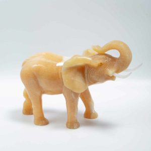 Orangen Calcit Elefant