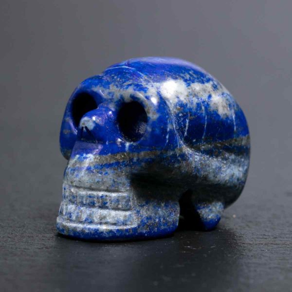 Lapis Lazuli Totenkopf 2,5x4cm, 53 gram