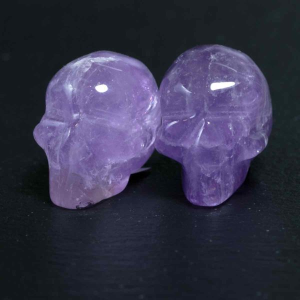 Amethyst Totenkopf mini 1,9x3 cm,22 gram