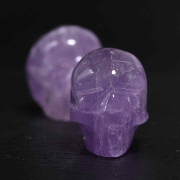 Amethyst Totenkopf mini 1,9x3 cm,22 gram